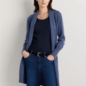Mongolian Cashmere Duster Cardigan Sweater